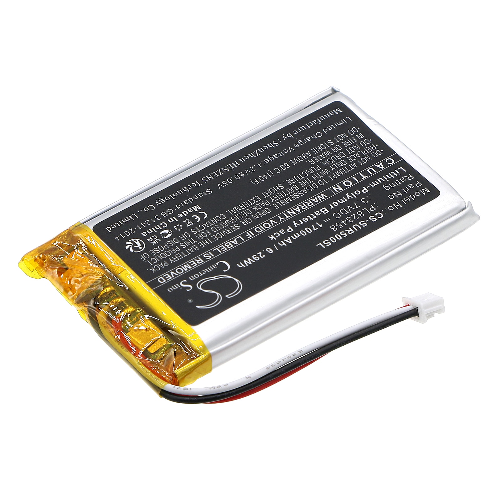 Batteri til fjernkontroll for SAVANT Remote Control 500, SUR-0500