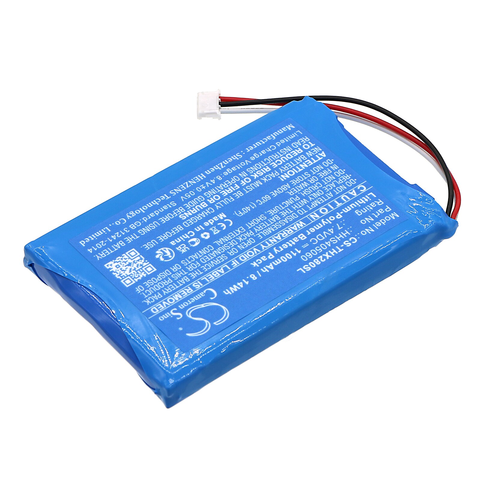 Batteri til sikkerhetskamera for Technaxx TX-28 Monitor