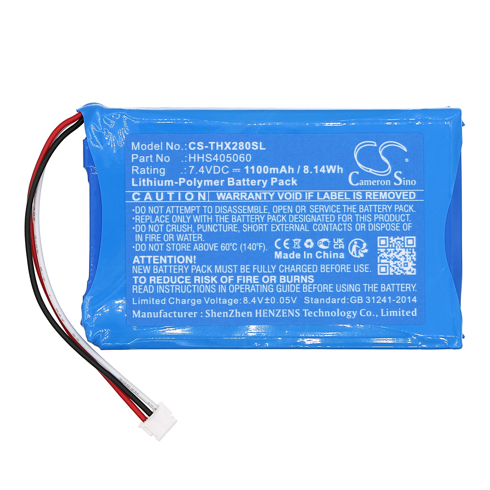Batteri til sikkerhetskamera for Technaxx TX-28 Monitor