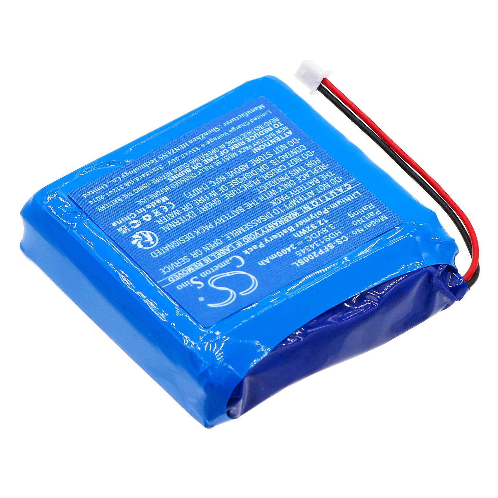 Batteri for kroppskamera til Safie Pocket 2