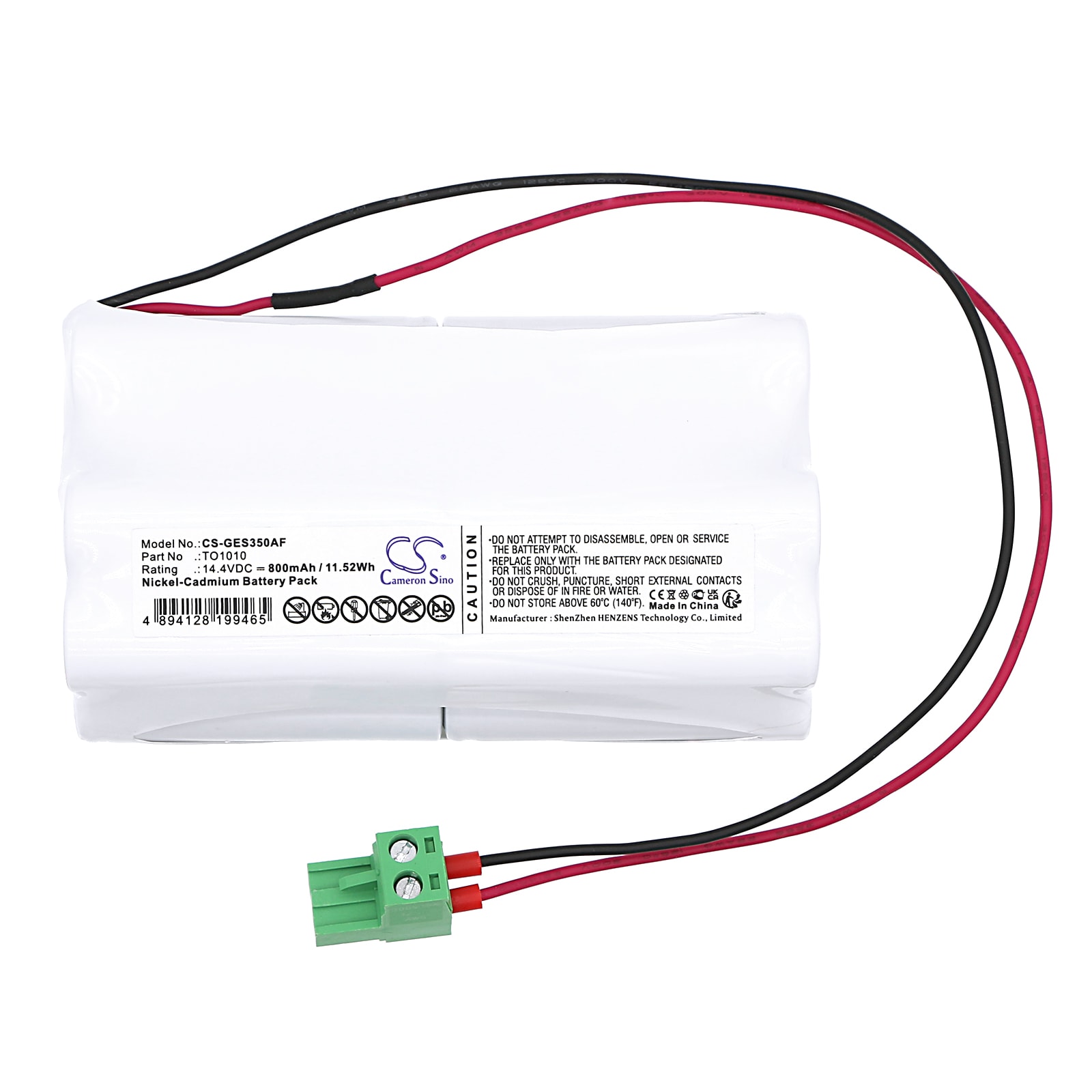 Batteri for automatiske dører for GEZE TSA350, TSA360, SL FR OK