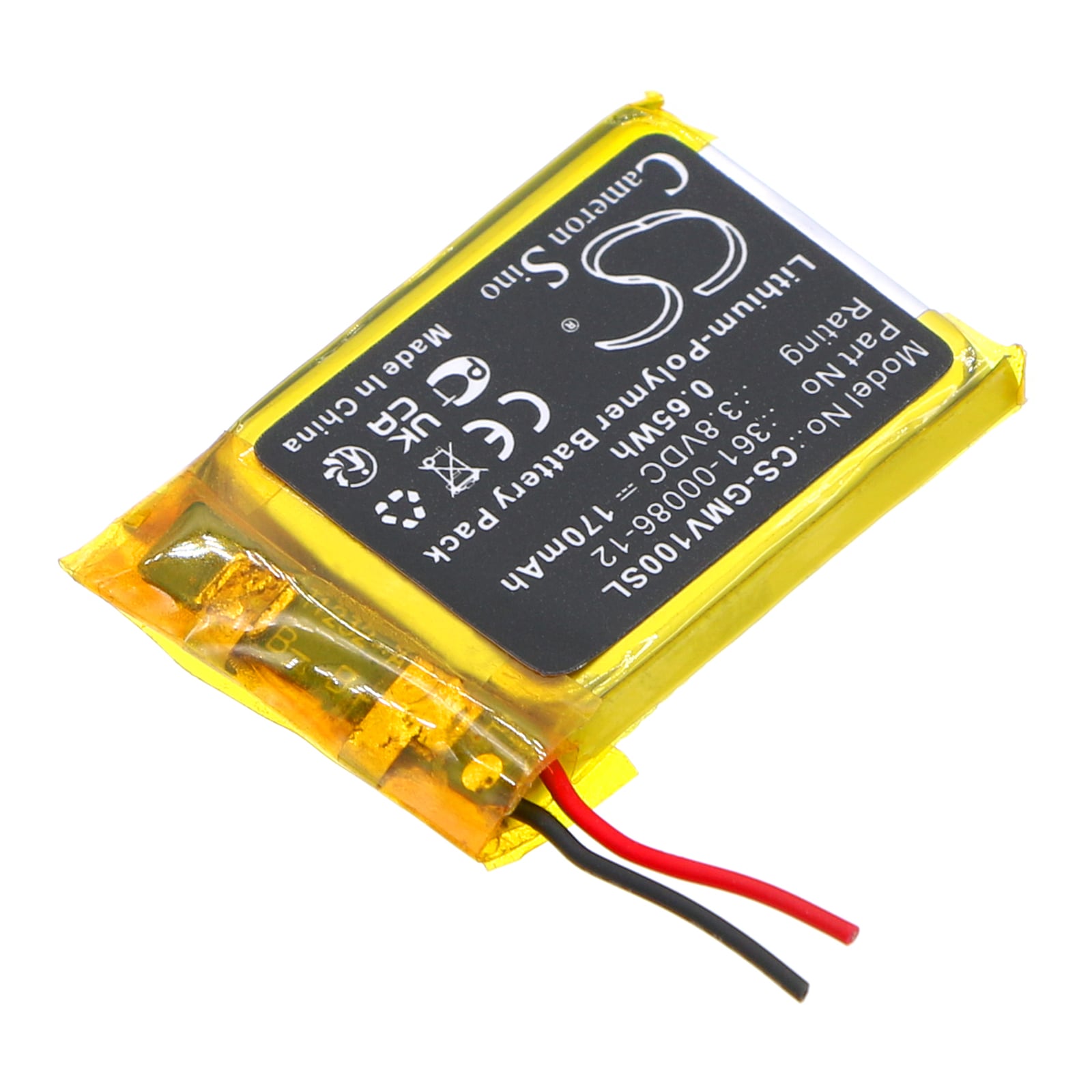 Batteri til smartklokke for Garmin Venu, Femix 6s Pro