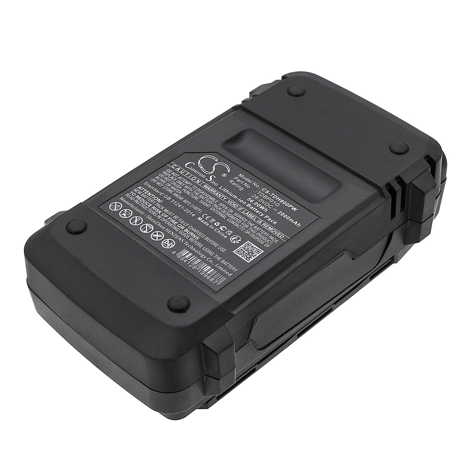Batteri til gressklippere for TECCPO TDHT01G, TDLT01G, TDAB03G og andre