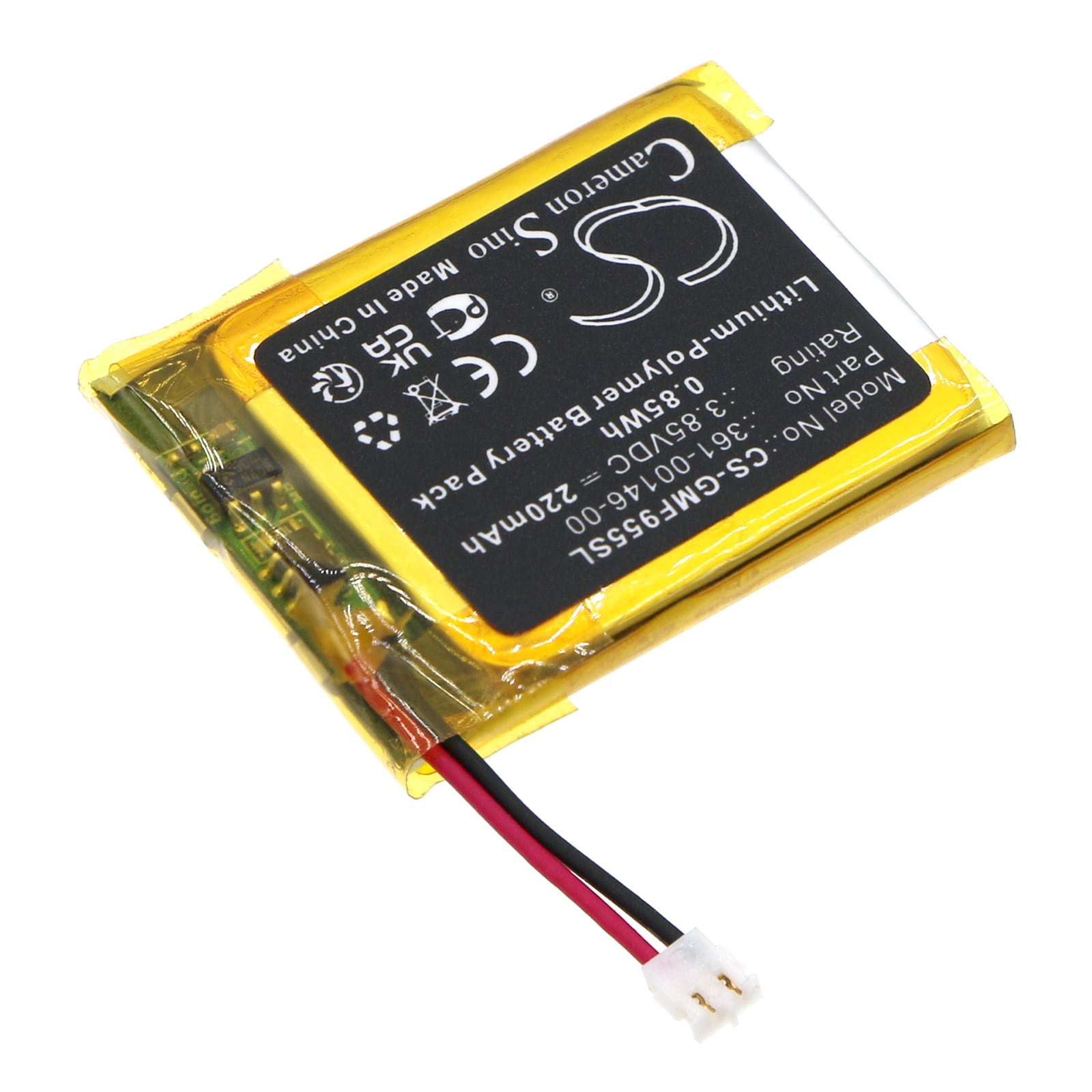 Batteri til smartklokke for Garmin Forerunner 955 Solar