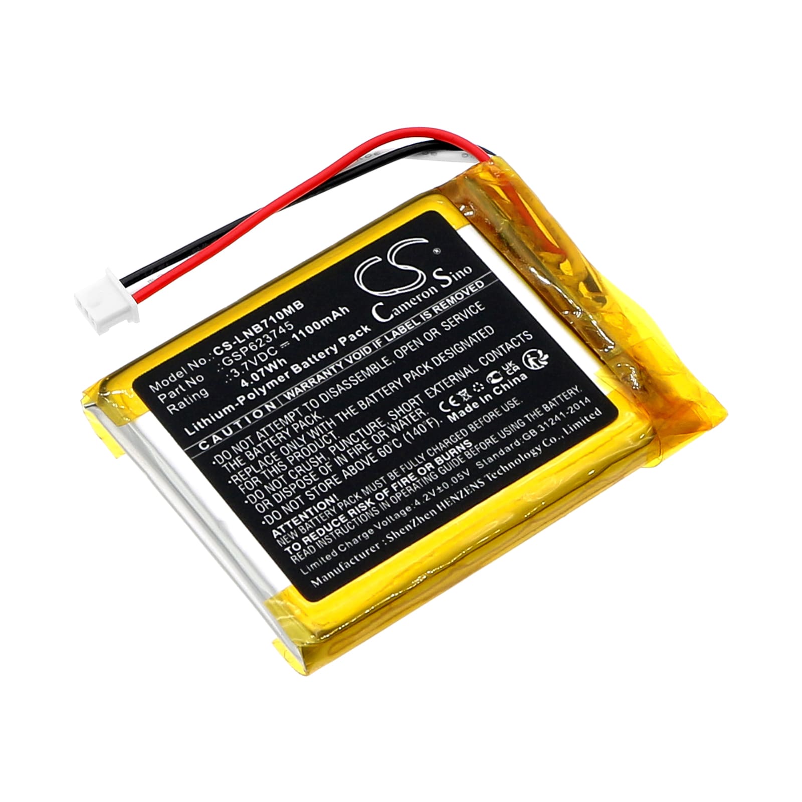 Batteri for BabyPhone for Lionelo Babyline 7.1