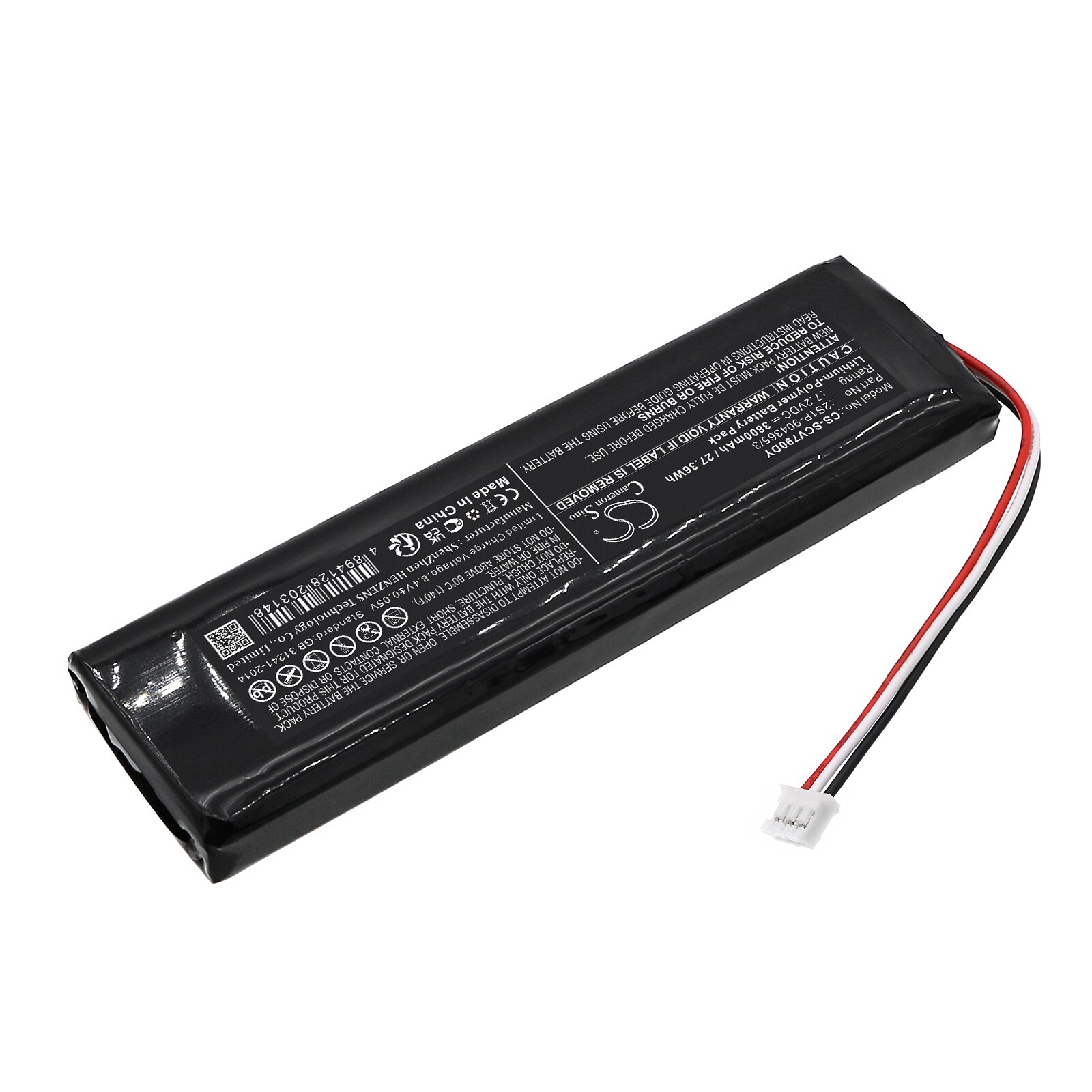Batteri for DVD-spiller for Sencor SPV7903T, SPV-7903T