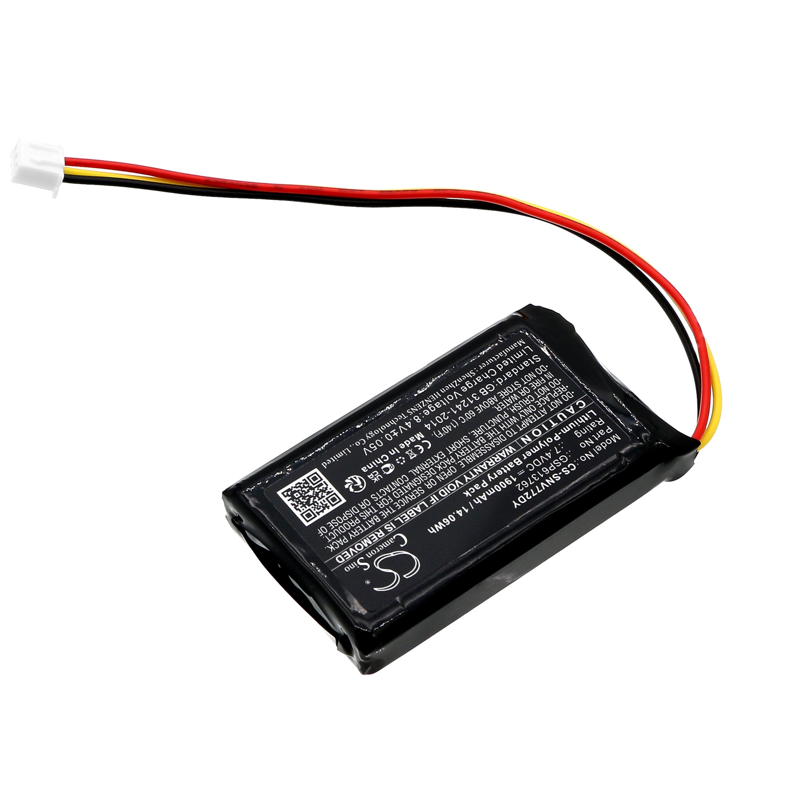 Batteri til DVD-spiller for Sencor SPV7721, SPV-7721T