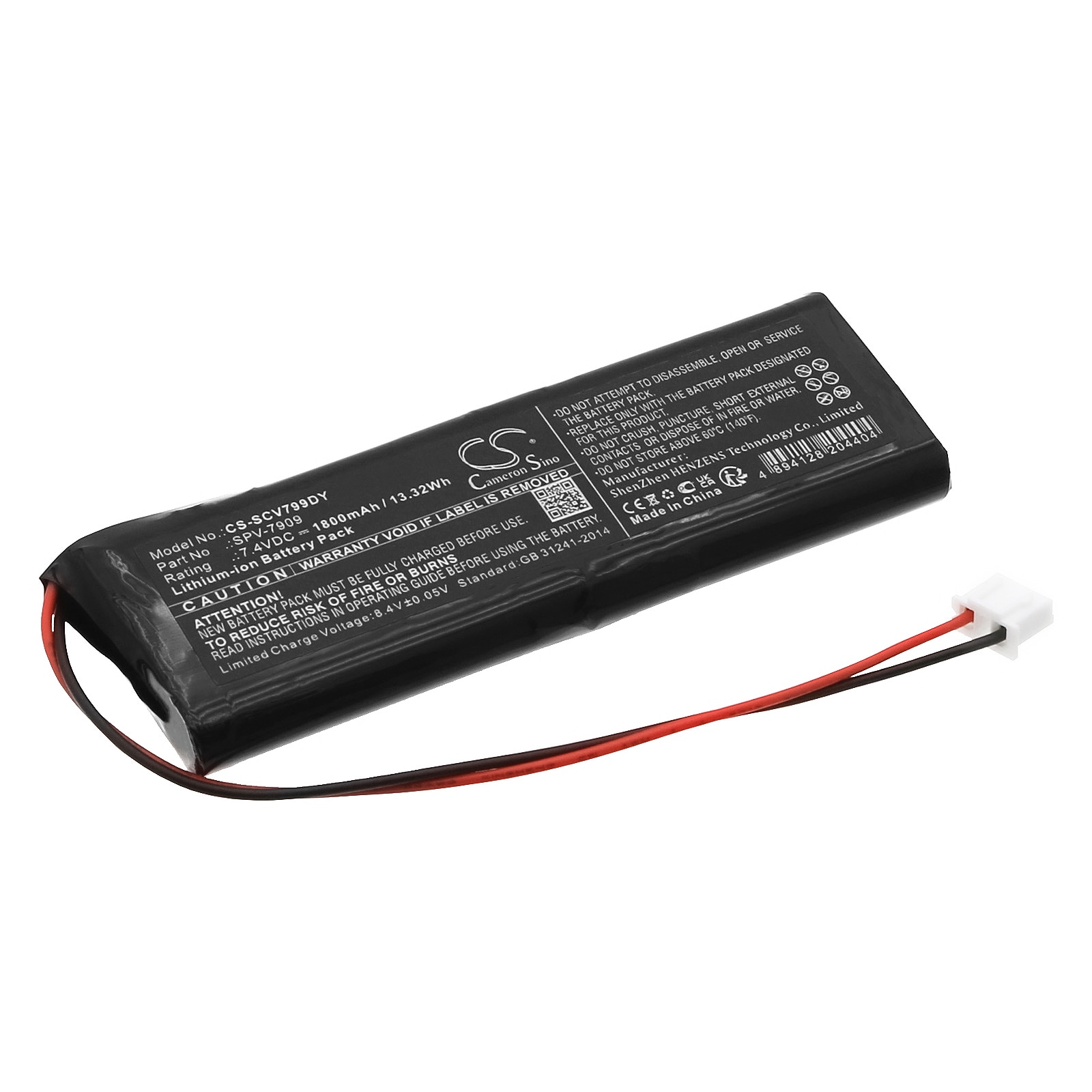 Batteri til DVD-spiller for Sencor SPV7909, SPV-7909T