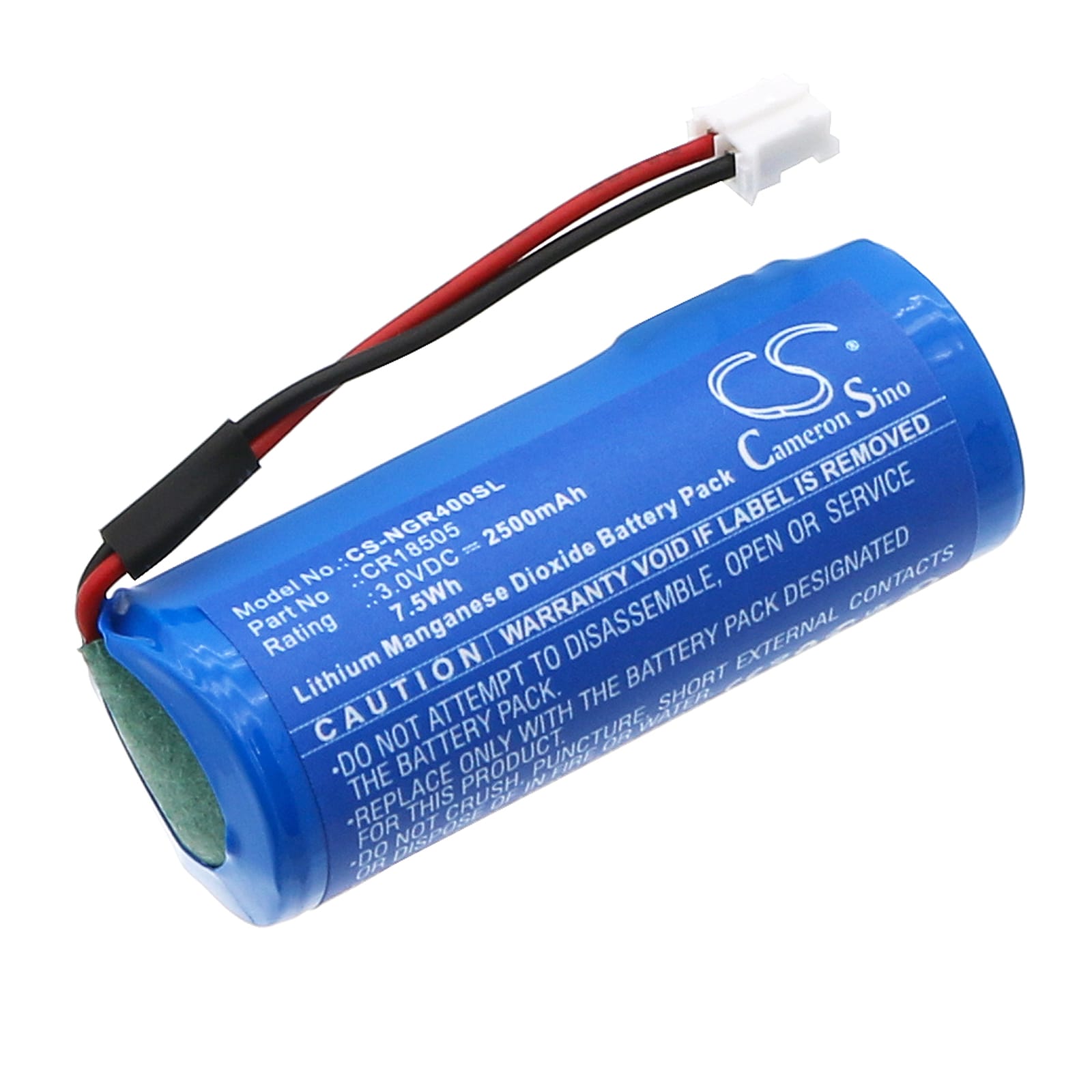 Batteri for automatisk spyling for NextCentury TR4 Transceiver, RR4 Digital Displays