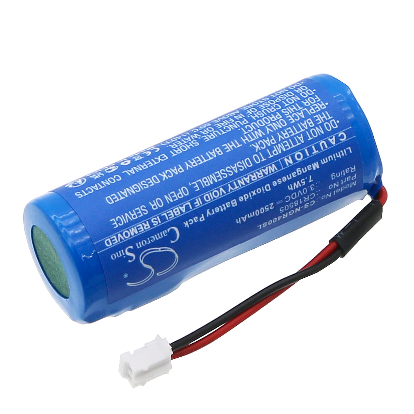 Batteri for automatisk spyling for NextCentury TR4 Transceiver, RR4 Digital Displays