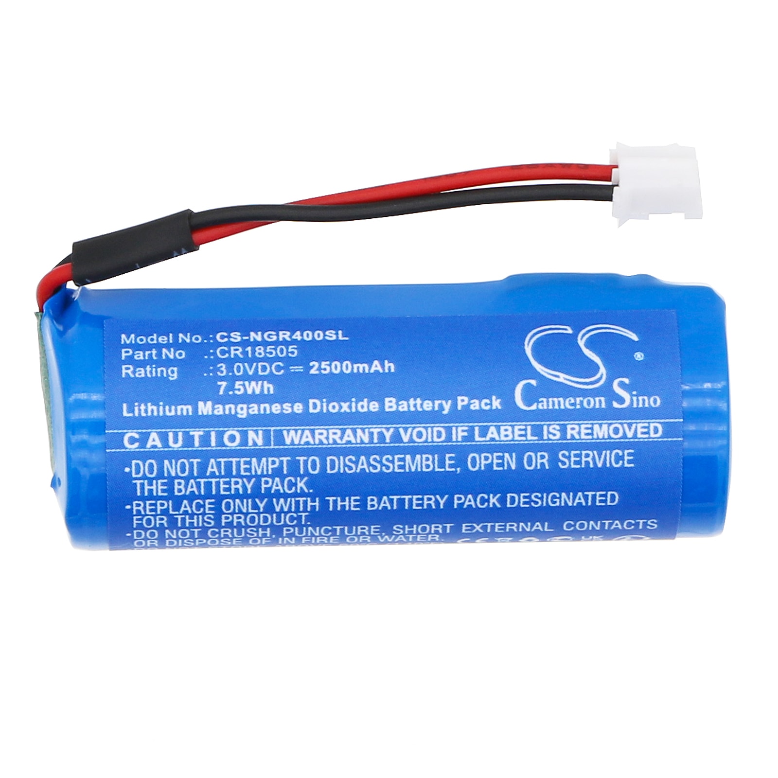Batteri for automatisk spyling for NextCentury TR4 Transceiver, RR4 Digital Displays