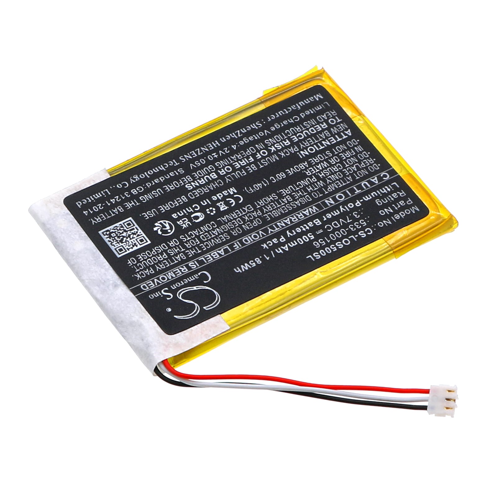 Batteri for tastatur, mus for Logitech Slim Combo, Slim Combo 5