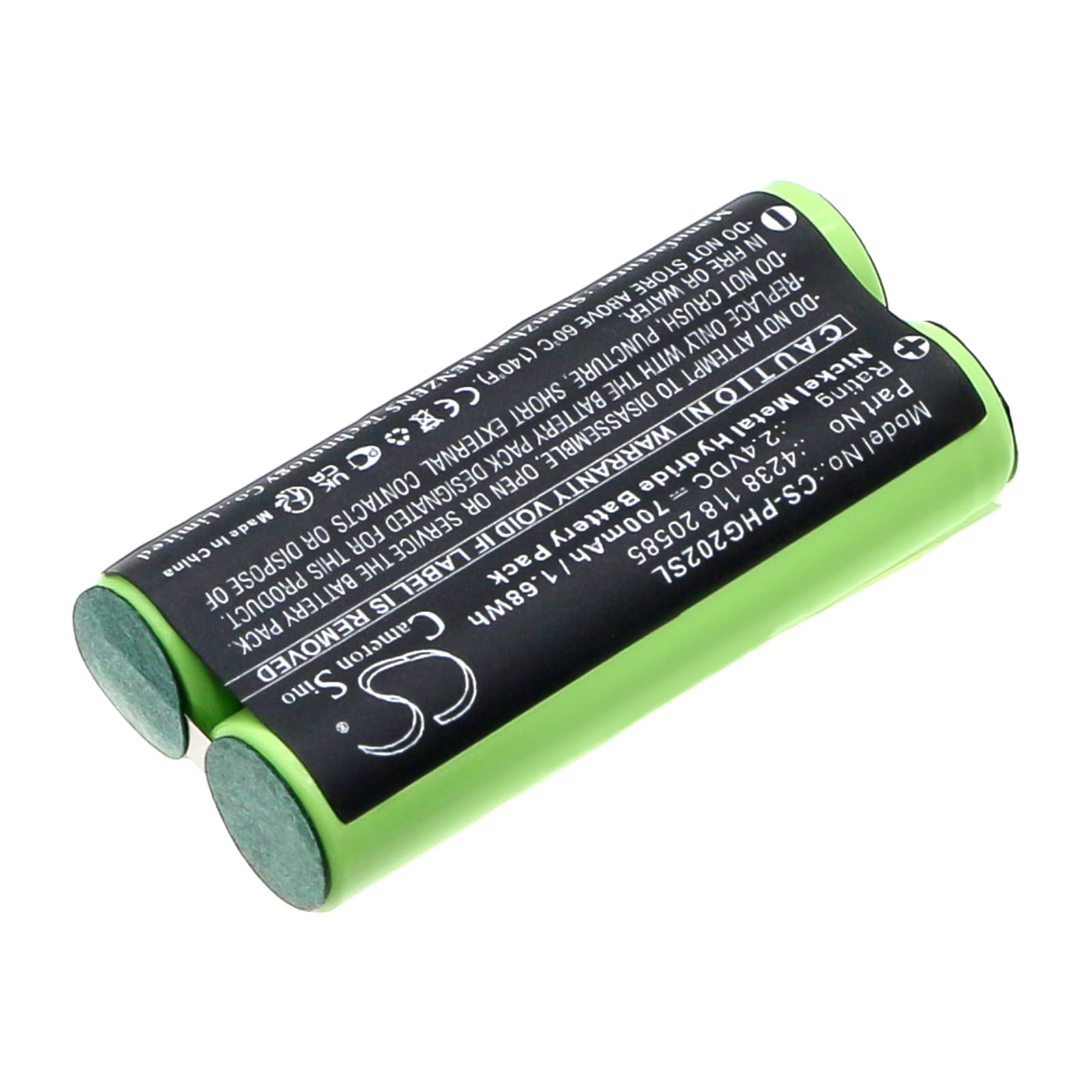 Batteri til barbermaskin for Philips XA2029 Body Groomer, Norelco BG2028