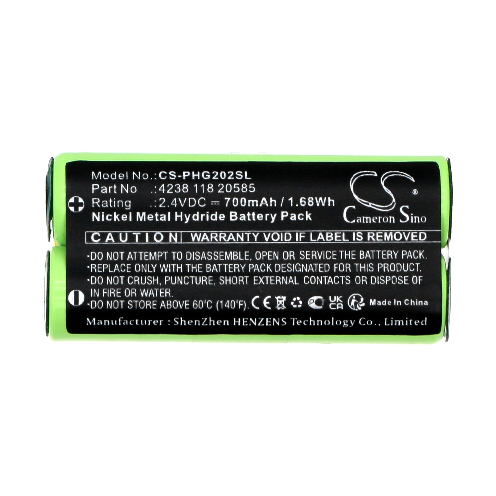 Batteri til barbermaskin for Philips XA2029 Body Groomer, Norelco BG2028
