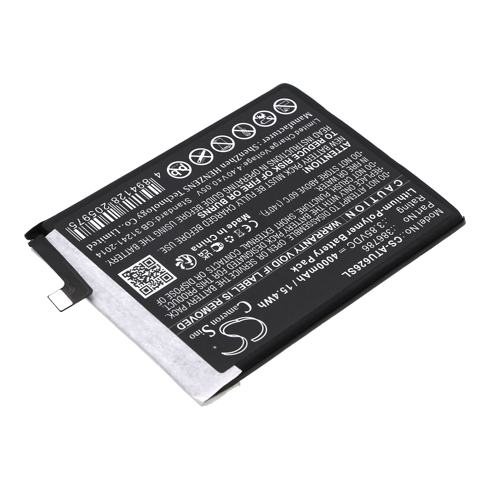 Batteri for SmartPhone, mobil for AT&T U668AA, Motivate Max, U626AA og andre.