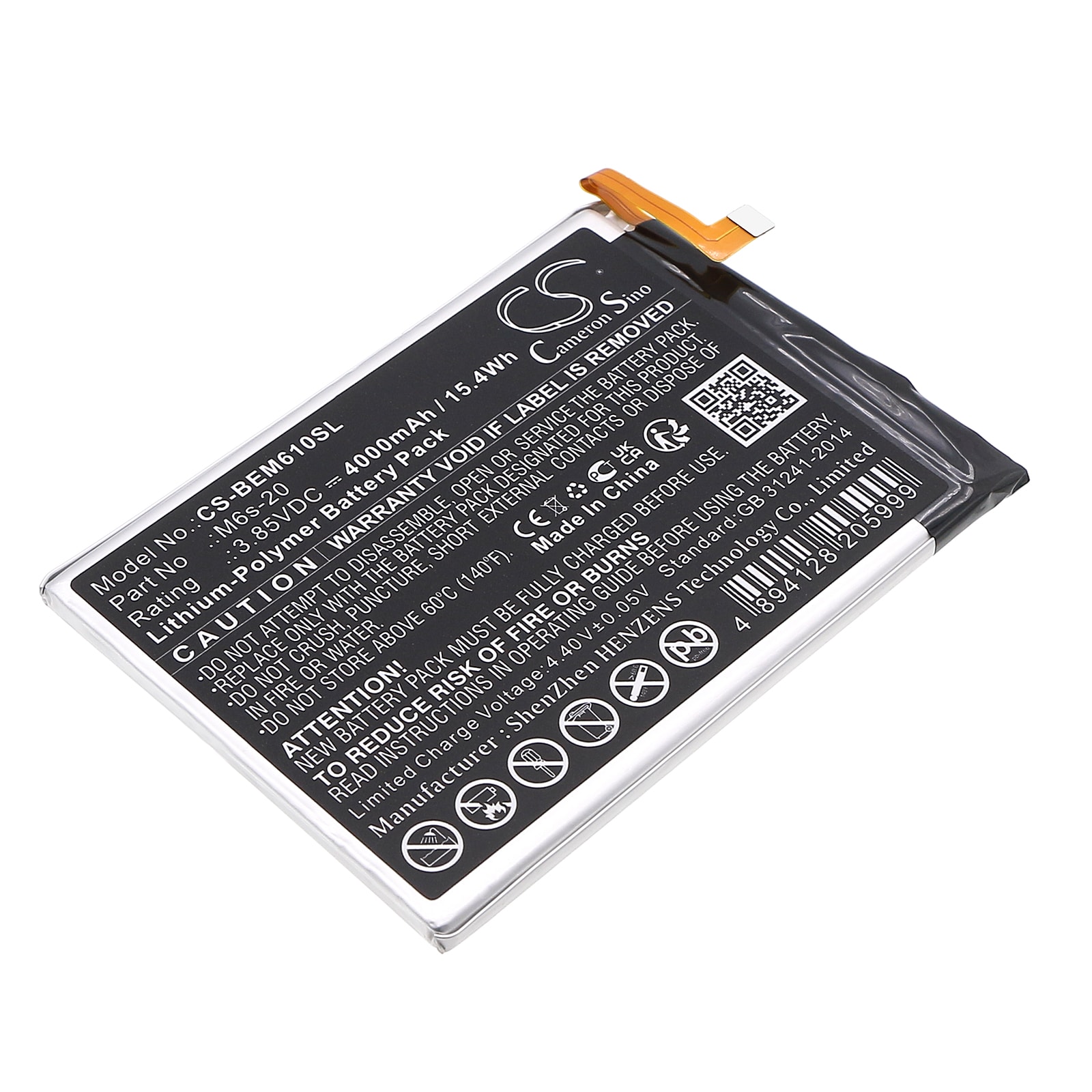 Batteri for SmartPhone, Mobil for Bea-telefon M6s Premium, M6s