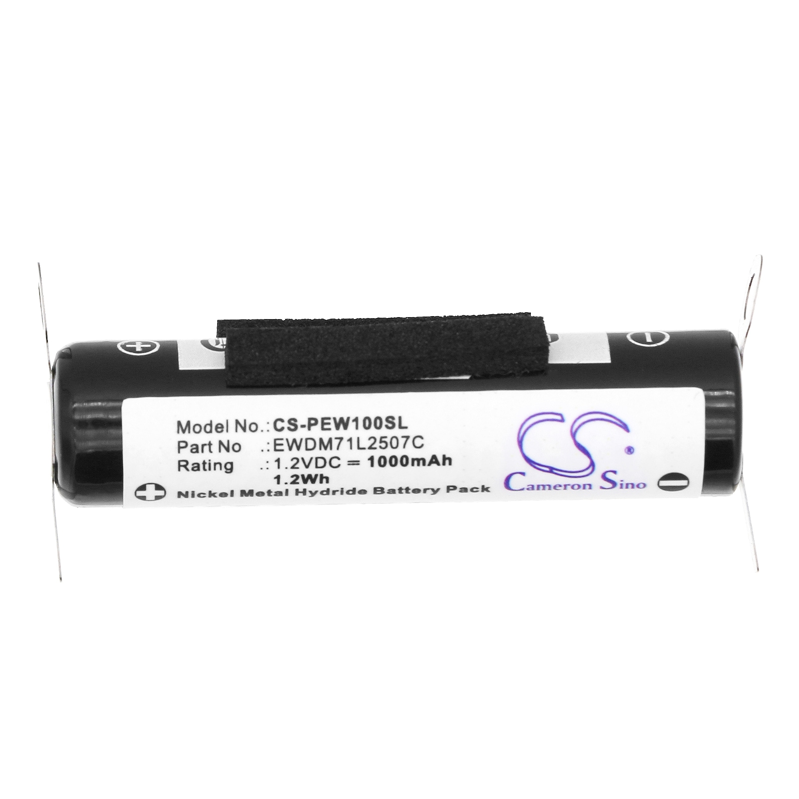 Batteri for tannbørste for Panasonic WEW0890-W406, EW-DC01