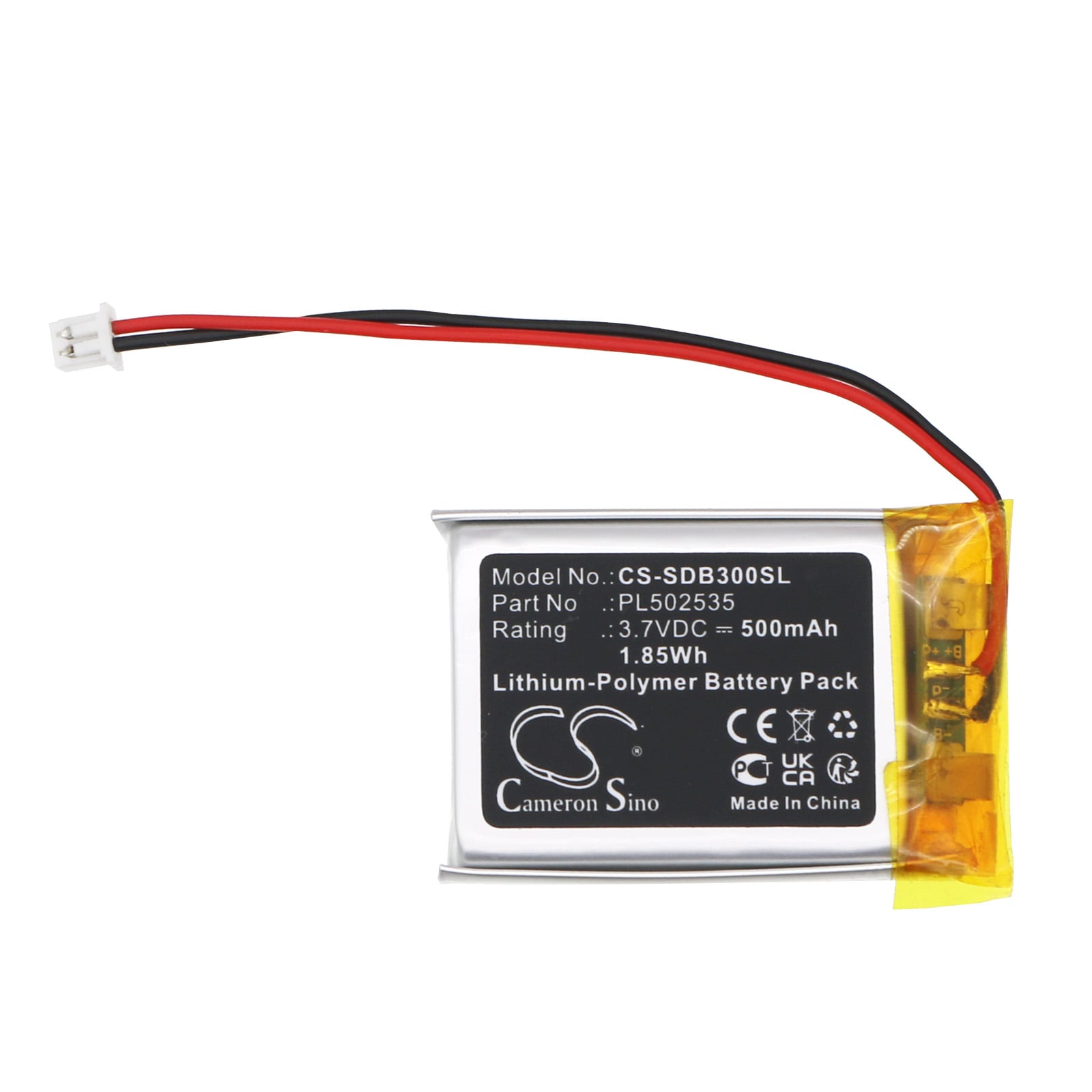 Batteri til sikkerhetskamera for SimpliSafe SSDB3, Video Doorbell Pro