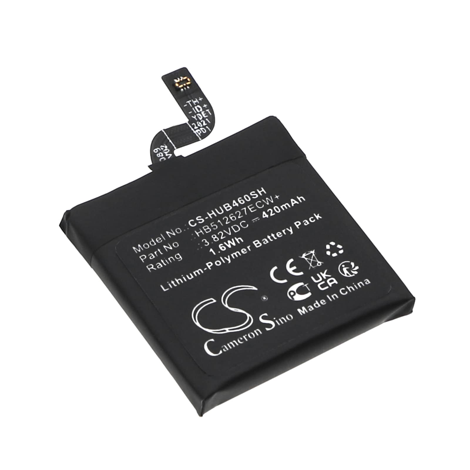 Batteri til smartklokke for Huawei Watch GT 46mm, FTN-B19