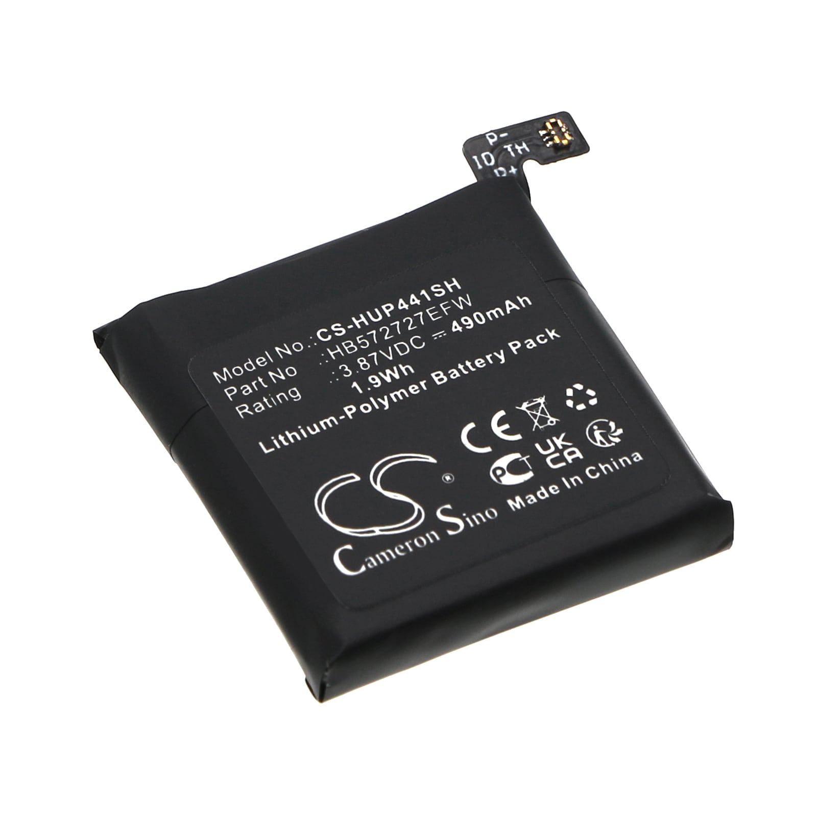 Batteri til smartklokke for Huawei Watch GT4 41mm