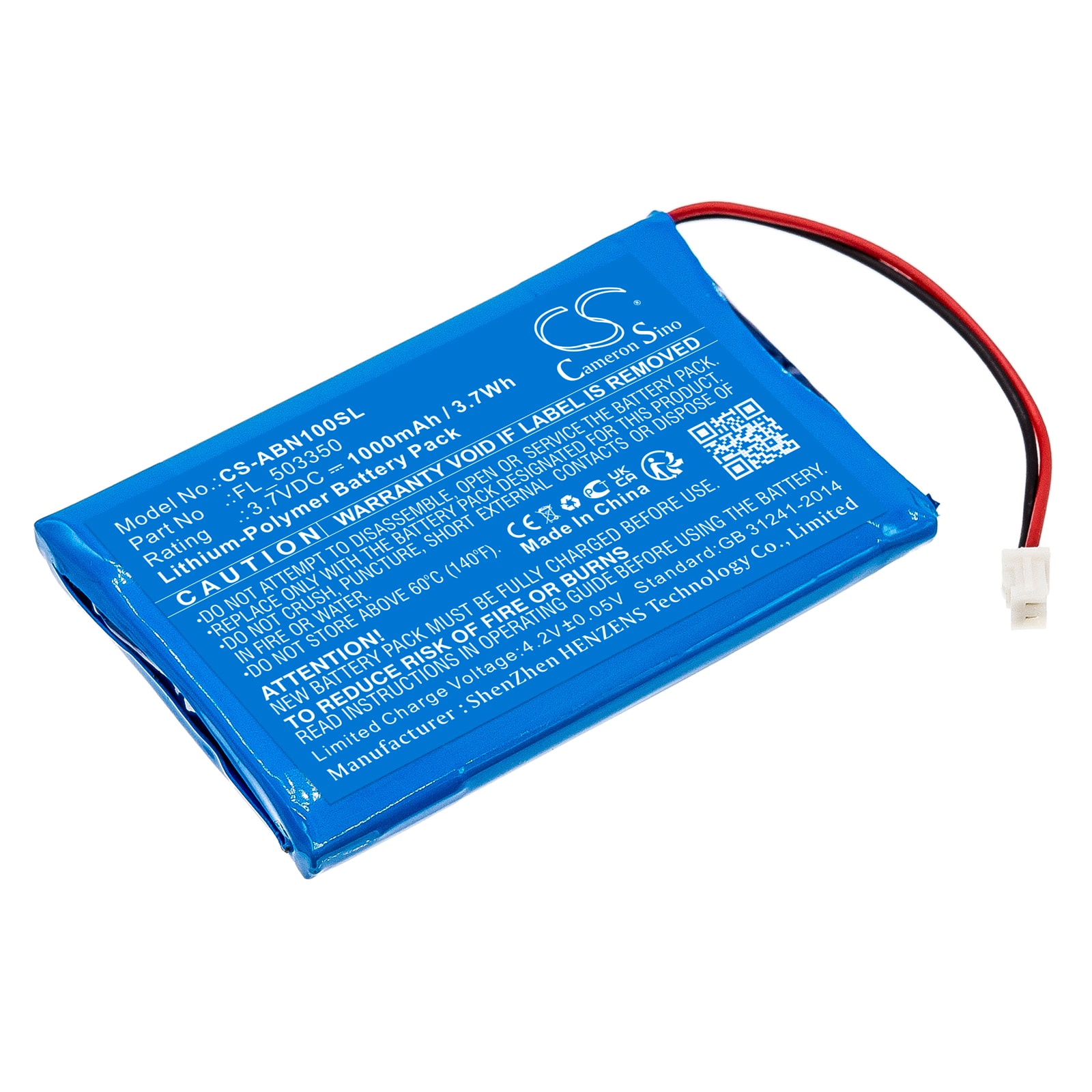 Batteri til spillkonsoll for Anbernic RG Nano