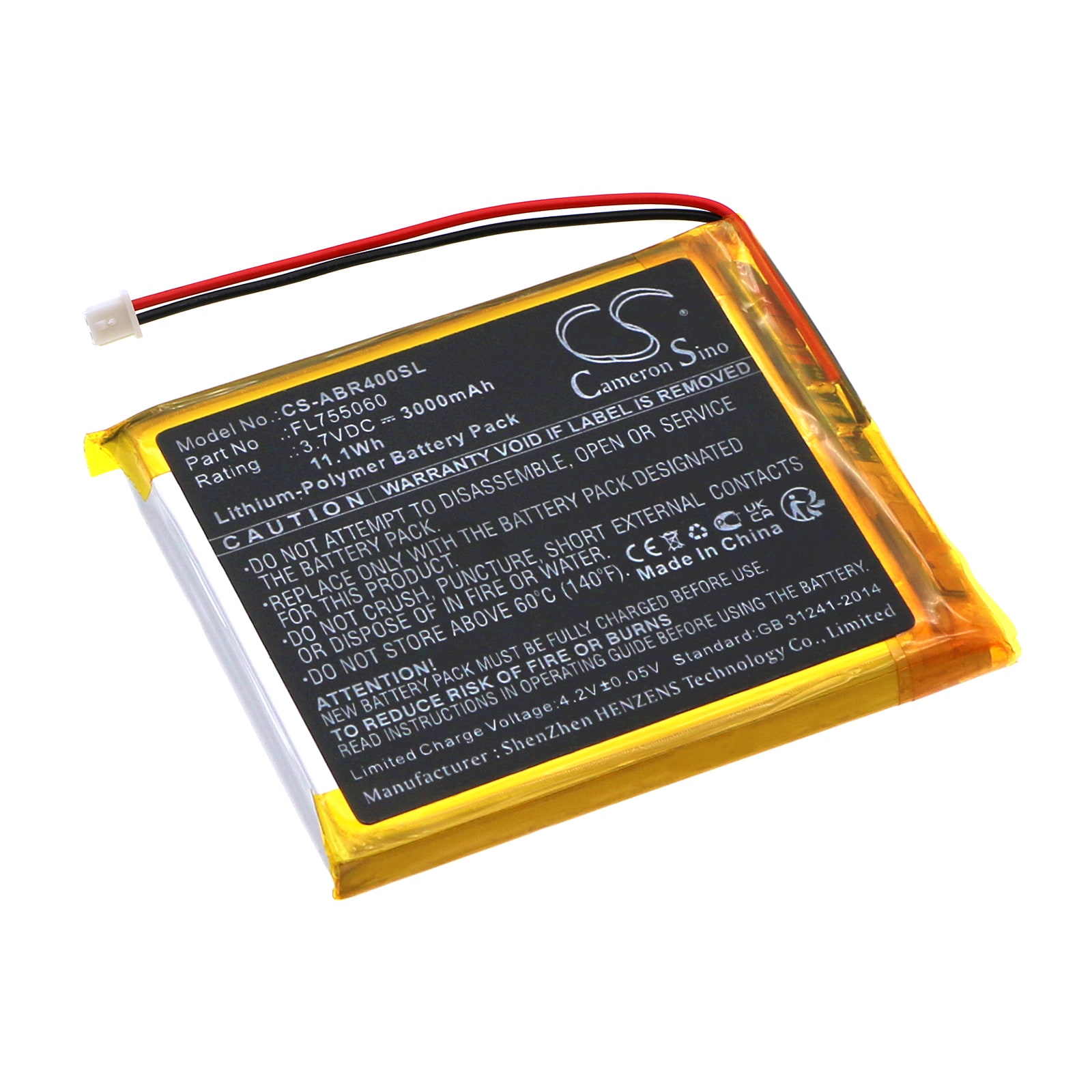 Batteri til spillkonsoll for Anbernic RG40XX, RG40XXH