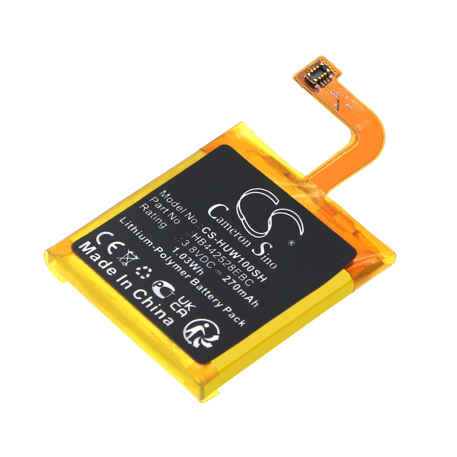 Batteri til smartklokke for Huawei Watch 1