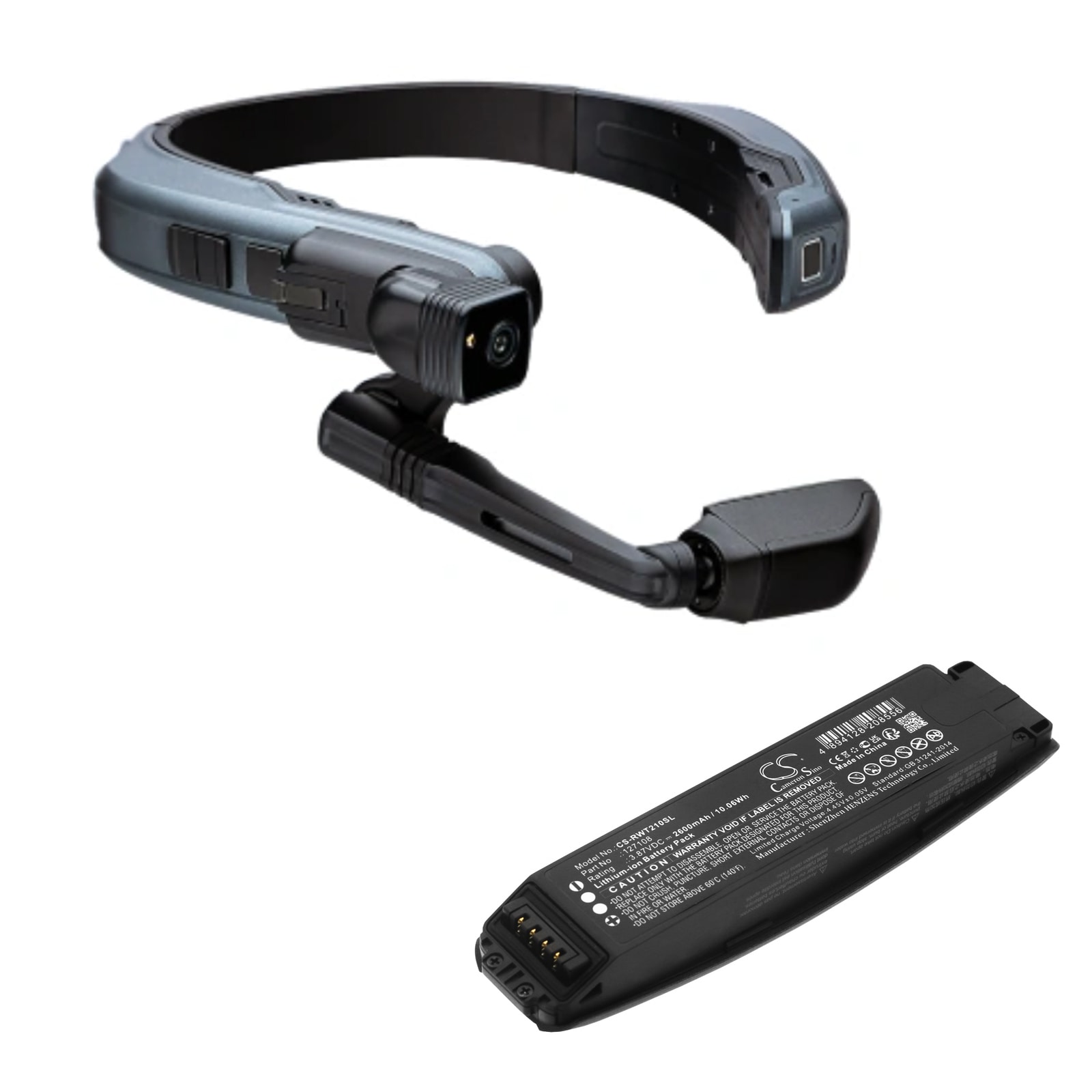 Batteri til 3D-briller for RealWear Navigator 500, B21G