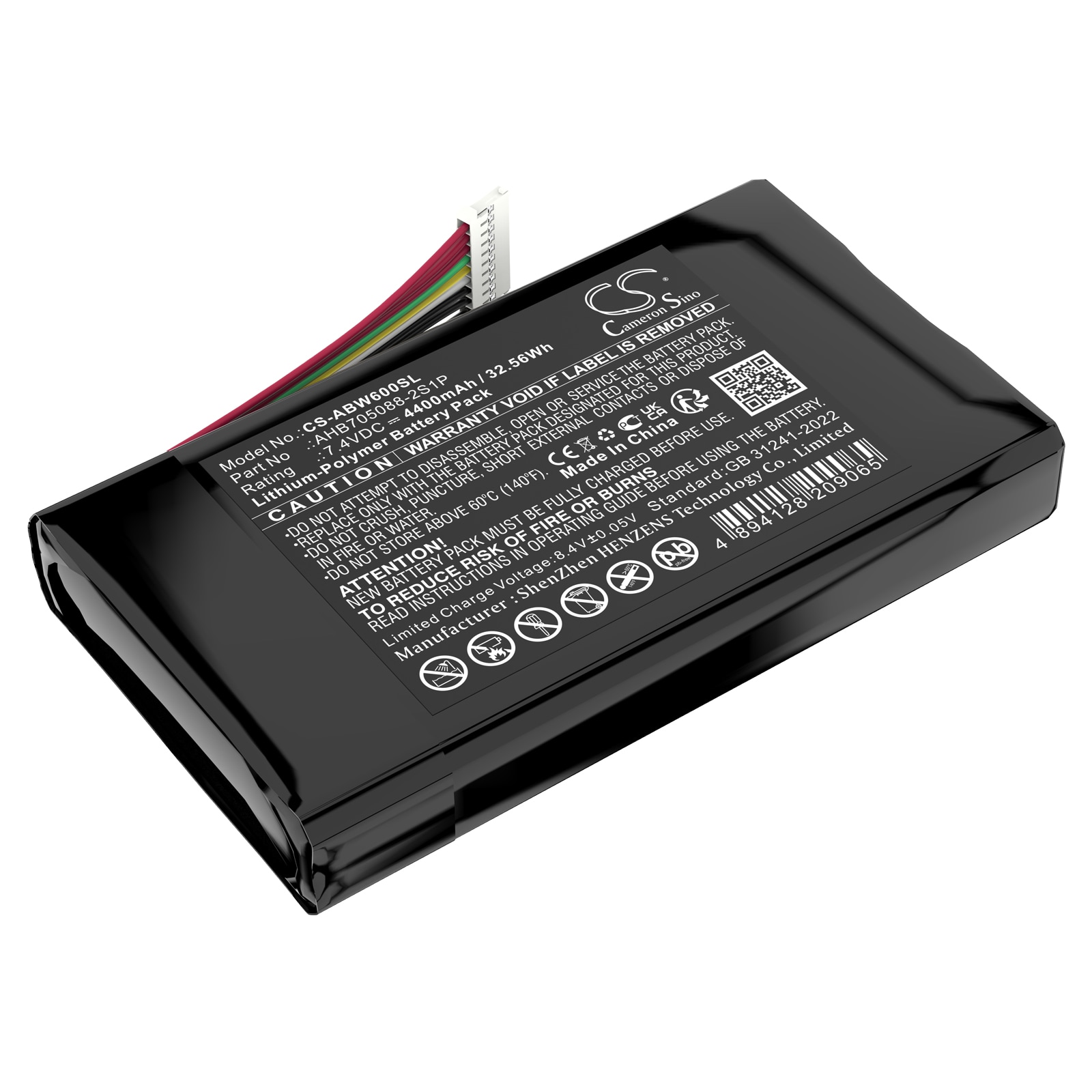 Batteri til spillkonsoll for Anbernic Win600 3020E 3050E 5,94" mini håndholdt spill-PC