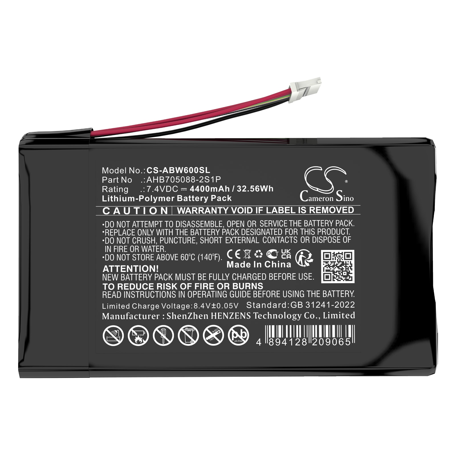 Batteri til spillkonsoll for Anbernic Win600 3020E 3050E 5,94" mini håndholdt spill-PC