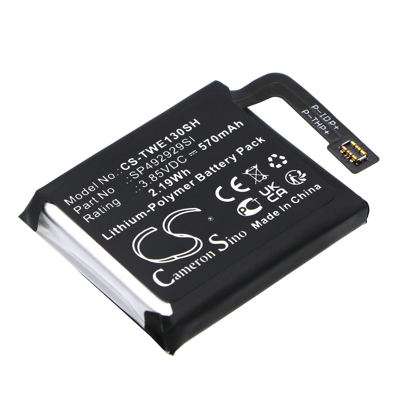 Batteri til smartklokke for Ticwatch Pro 3
