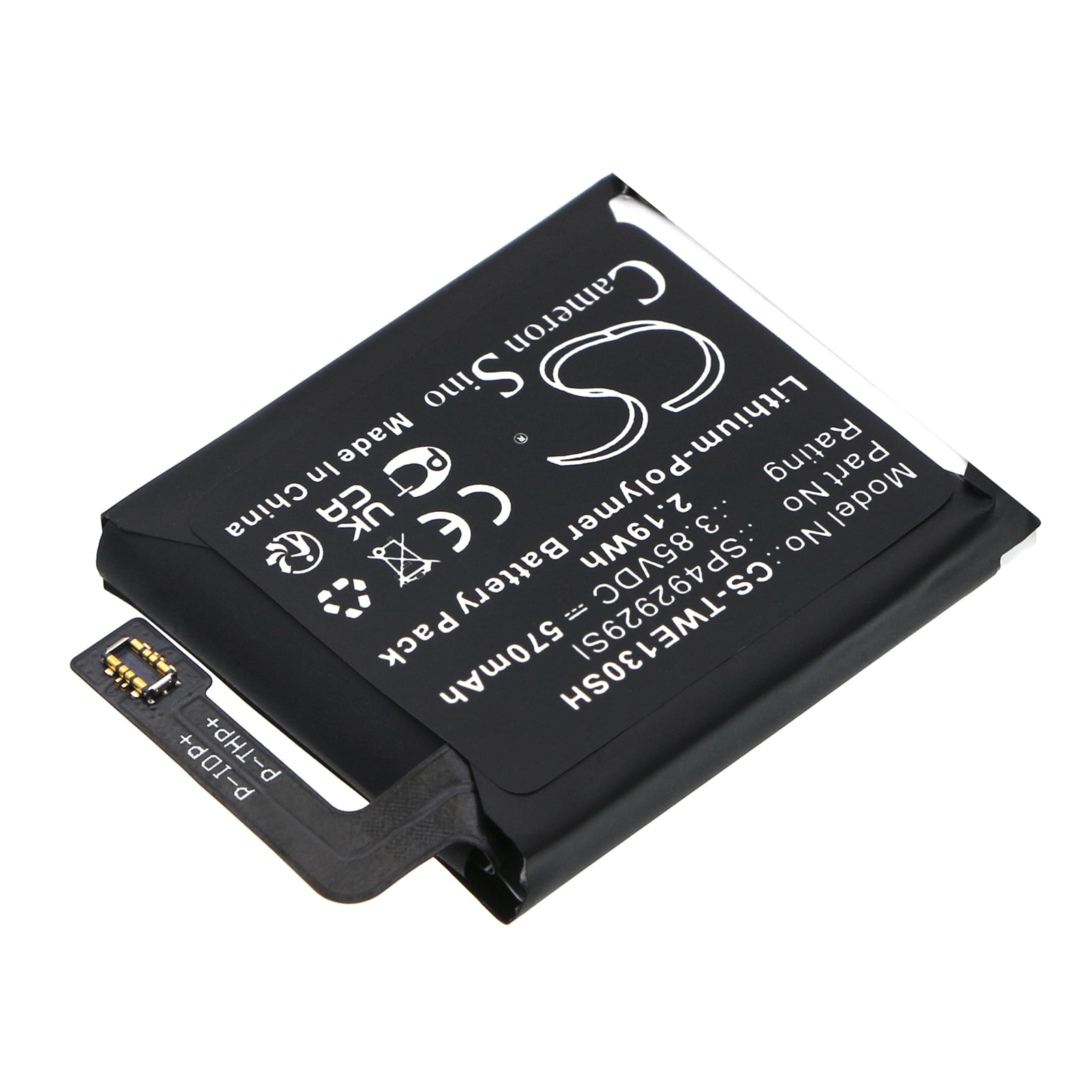 Batteri til smartklokke for Ticwatch Pro 3