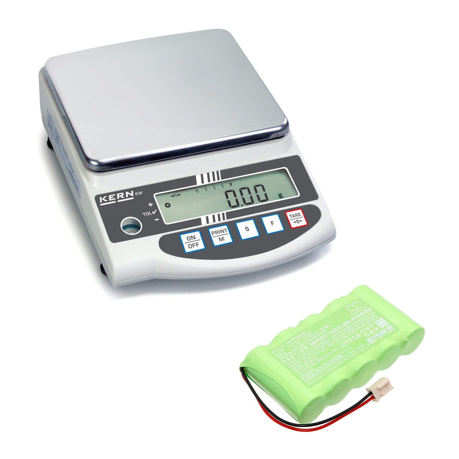 Batteri for elektroniske vekter for KERN EW-N/EG-N, EG-A04, EG-A06