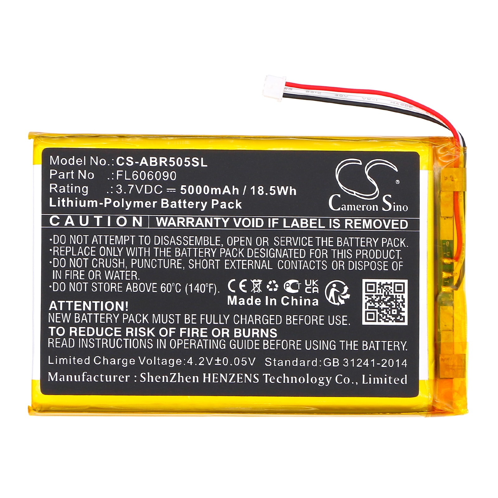 Batteri til spillkonsoll for Anbernic RG505