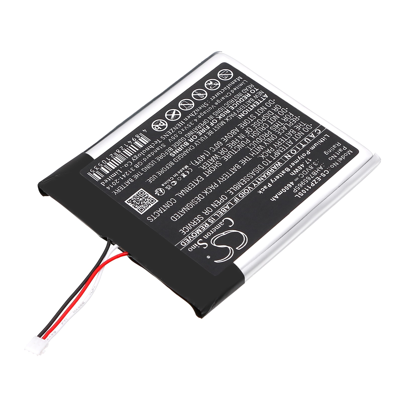 Batteri til sikkerhetskamera for hjemmet for Ezviz CS-DP1C-4A1WPFBSR, CS-DP1C