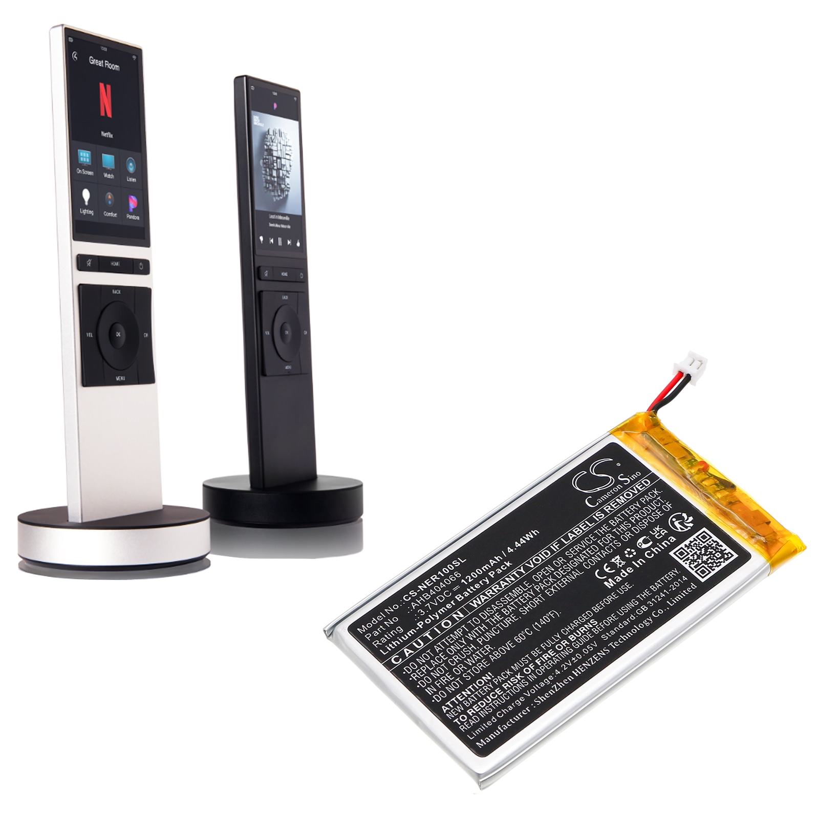 Batteri til fjernkontroll for Neeo Control 4, NE-RMT