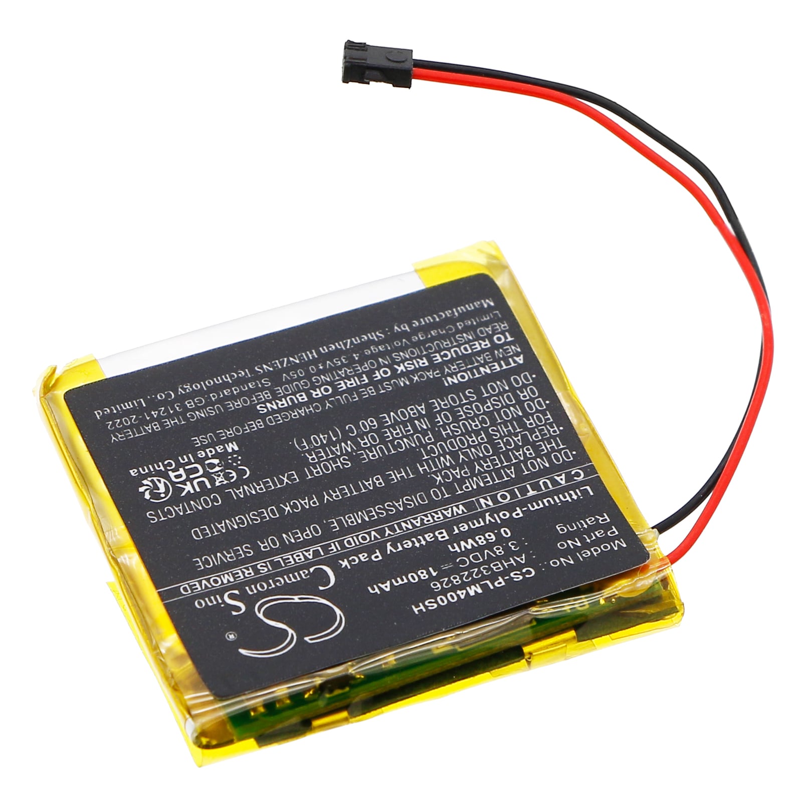Batteri til smartklokke for Polar GPS Sport Watch M400, GPS Sport Watch M430