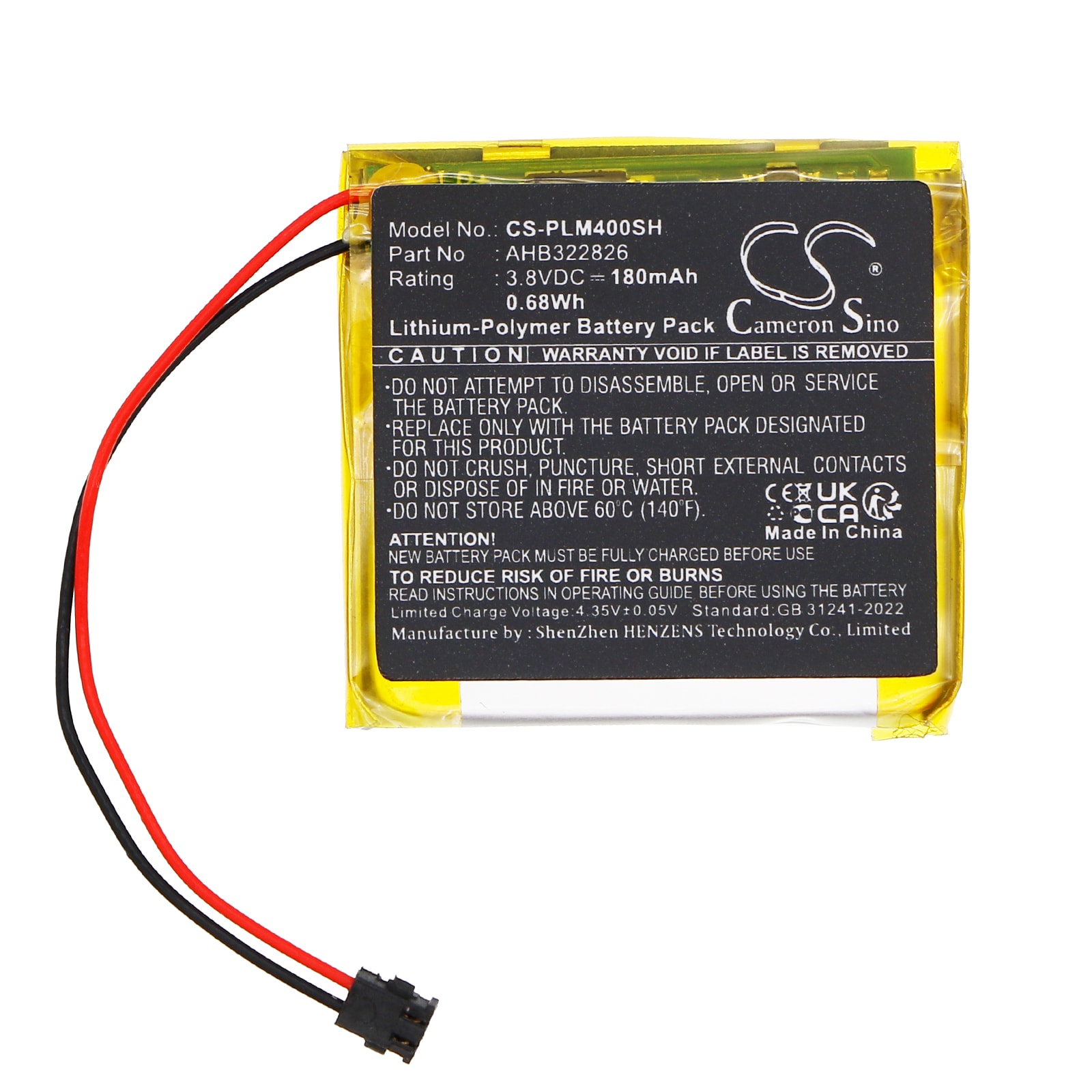 Batteri til smartklokke for Polar GPS Sport Watch M400, GPS Sport Watch M430