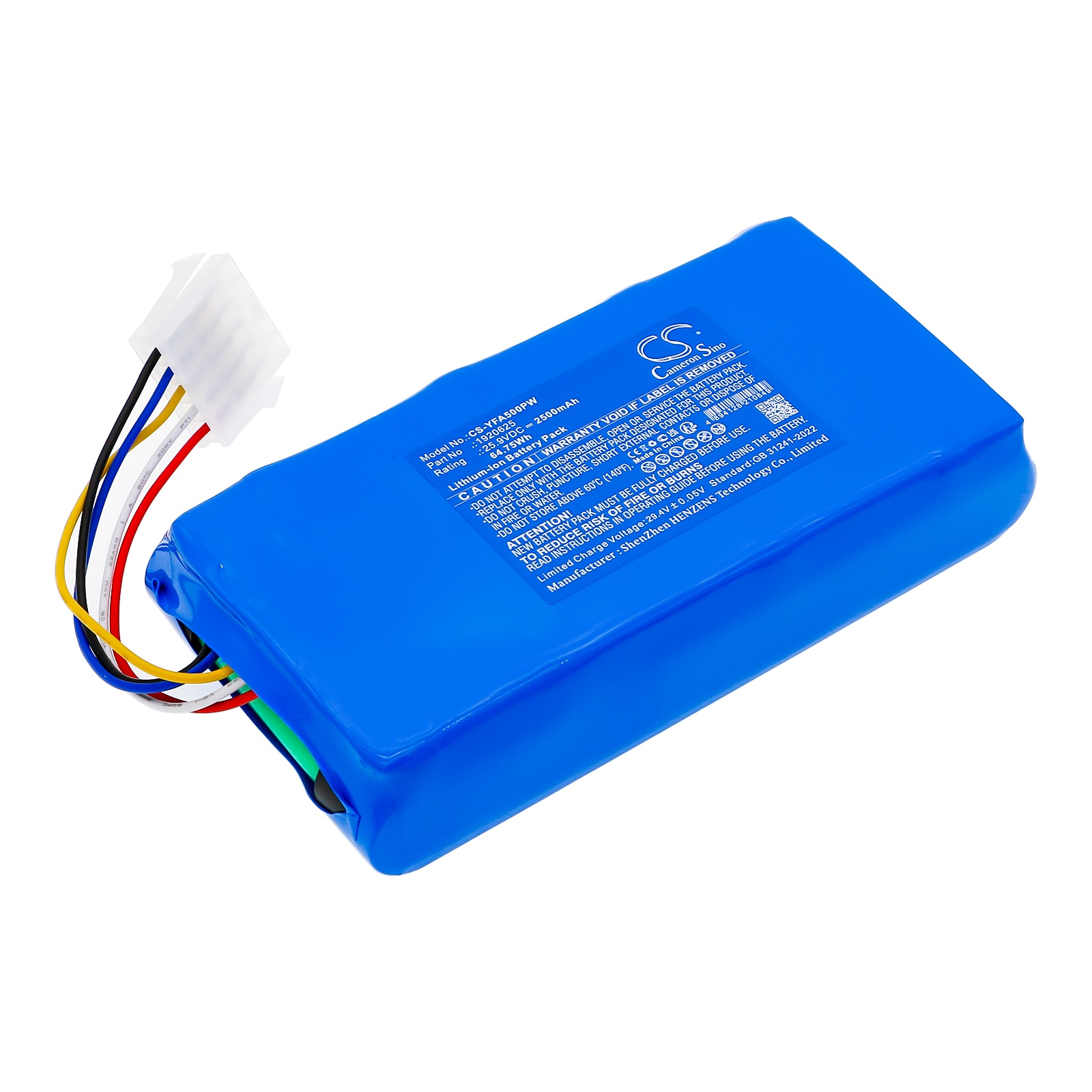 Batteri til Yard Force Classic 500, Classic 500 B gressklippere