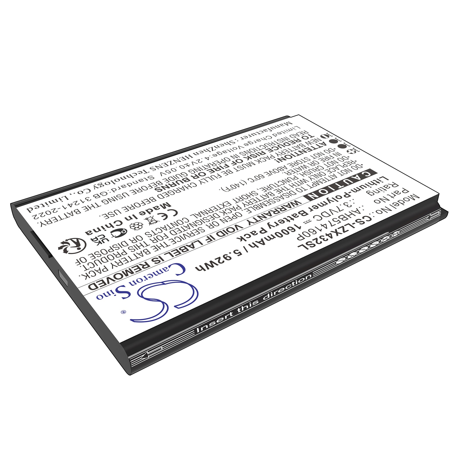 Batteri til diagnostisk skanner for Launch X431, X431 Diagun