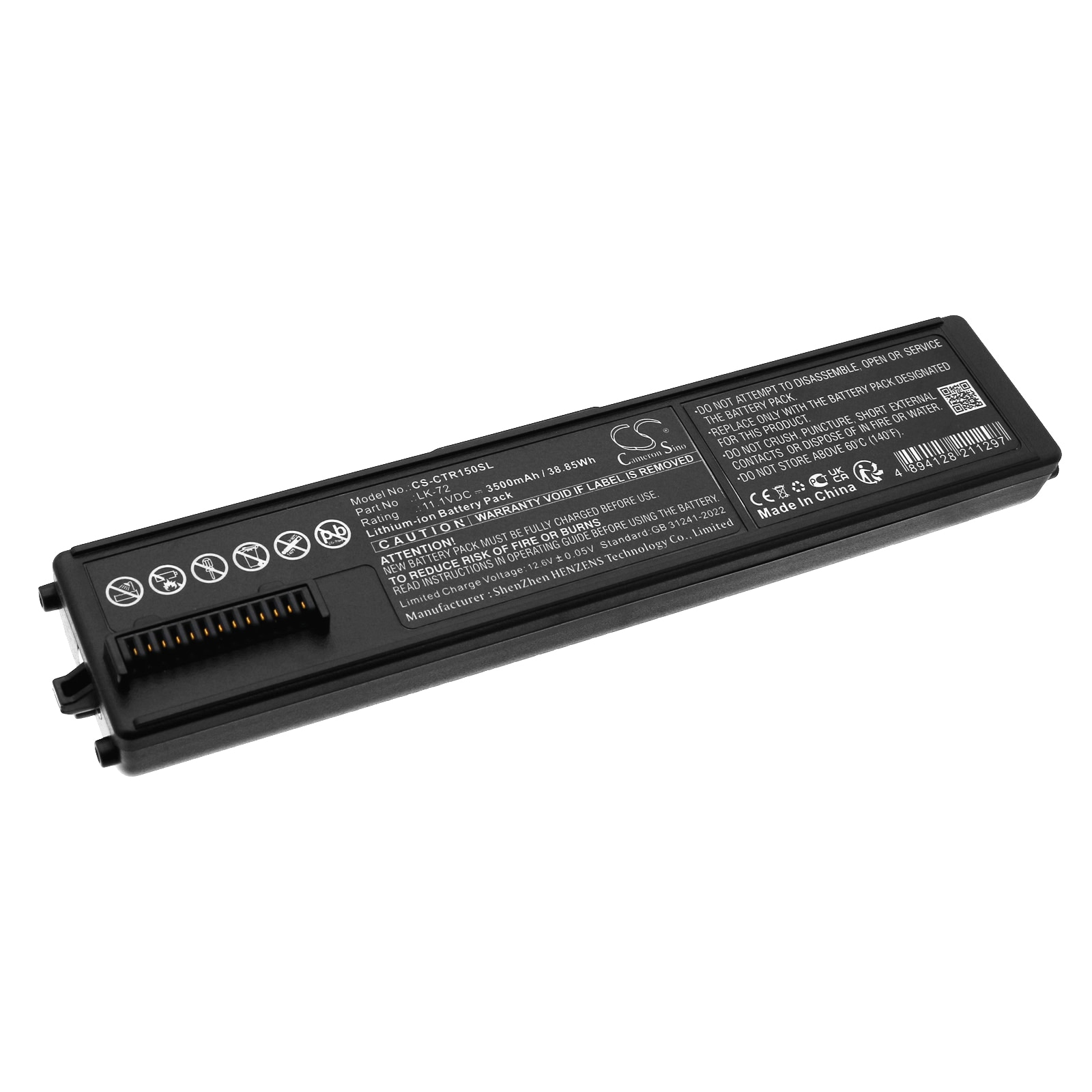 Batteri til skriver for Canon Pixma TR150 bærbar skriver