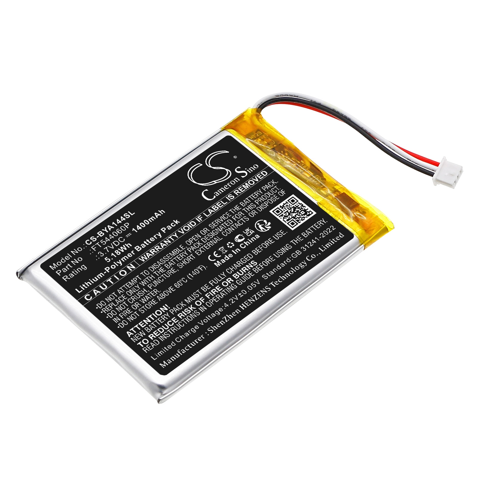 Batteri til BabyPhone for Babymoov A014416, A014417, A014420 og andre.