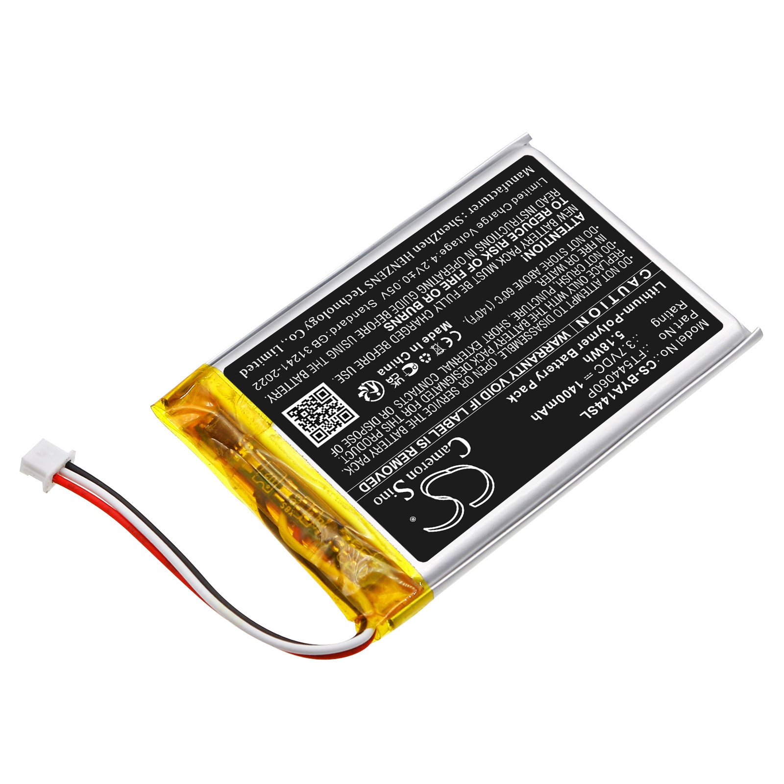 Batteri til BabyPhone for Babymoov A014416, A014417, A014420 og andre.