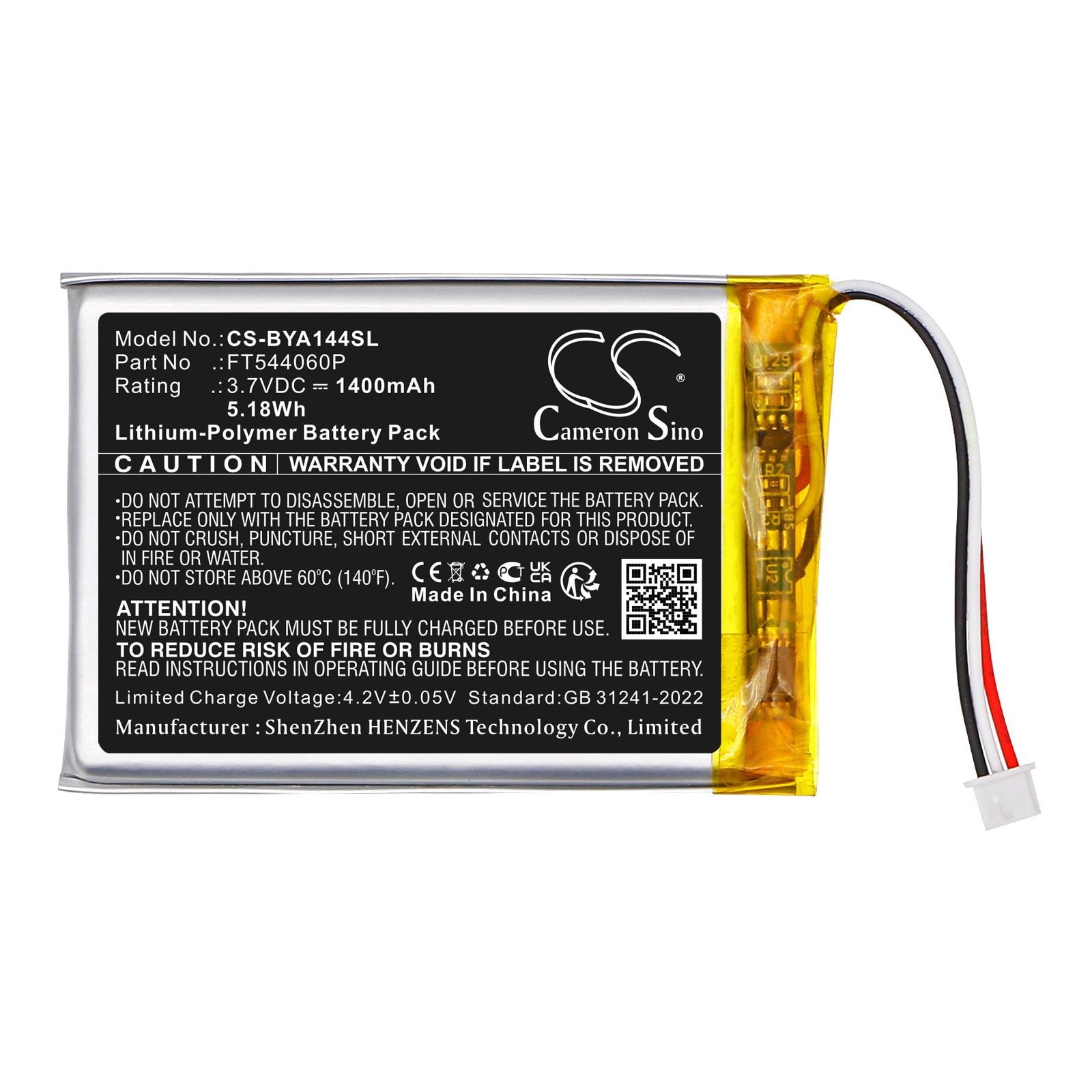 Batteri til BabyPhone for Babymoov A014416, A014417, A014420 og andre.