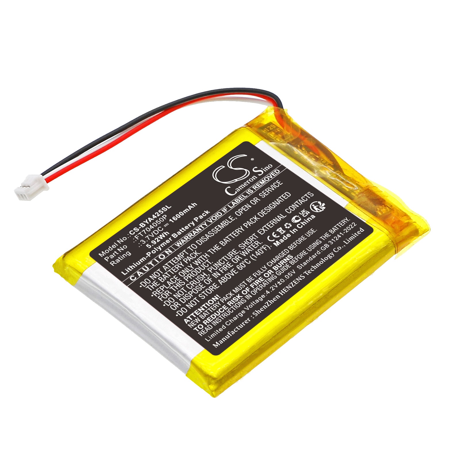 Batteri til BabyPhone for Babymoov A014425, Babyphone Yoo Twist, A014431