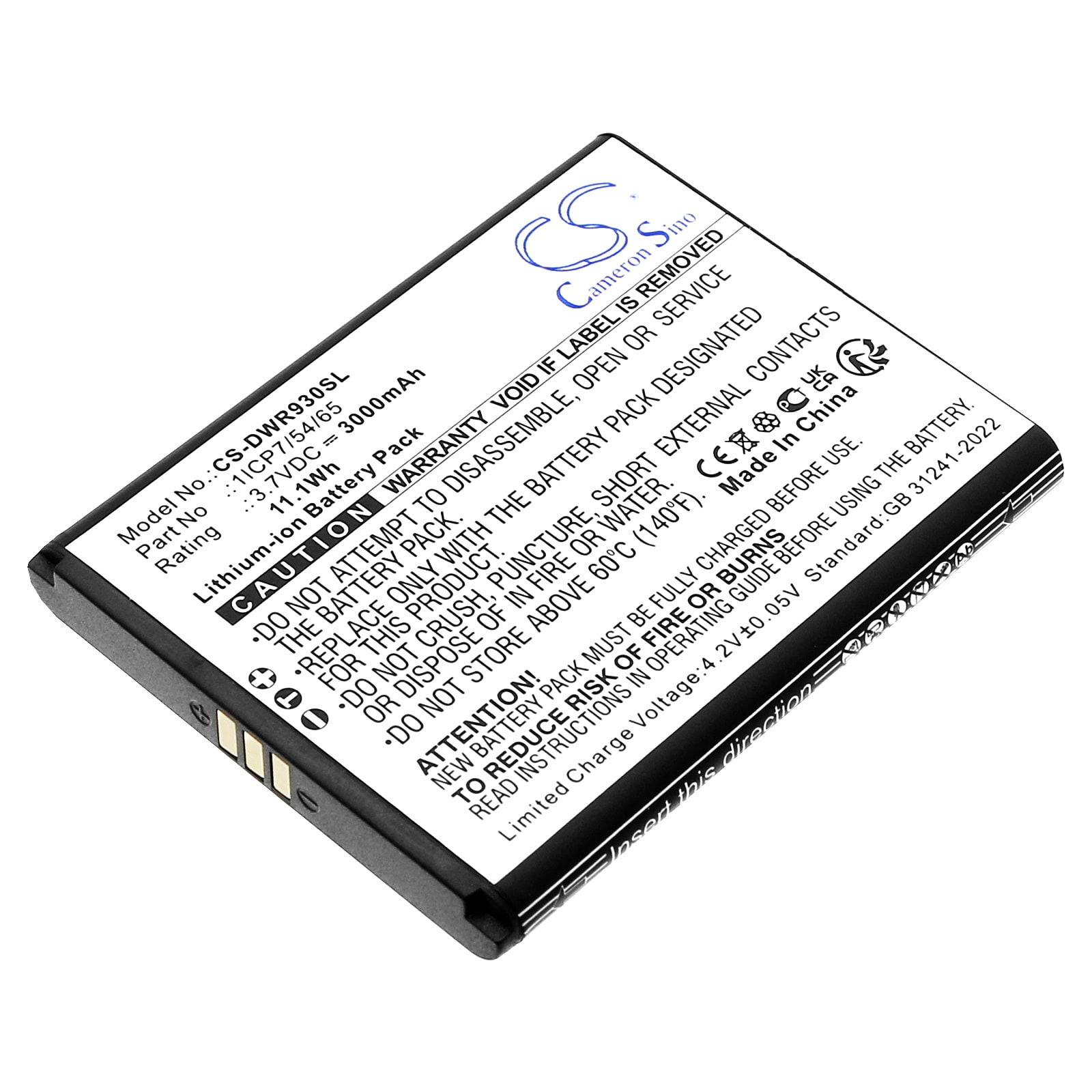 Batteri for hotspot for D-Link DWR-930M