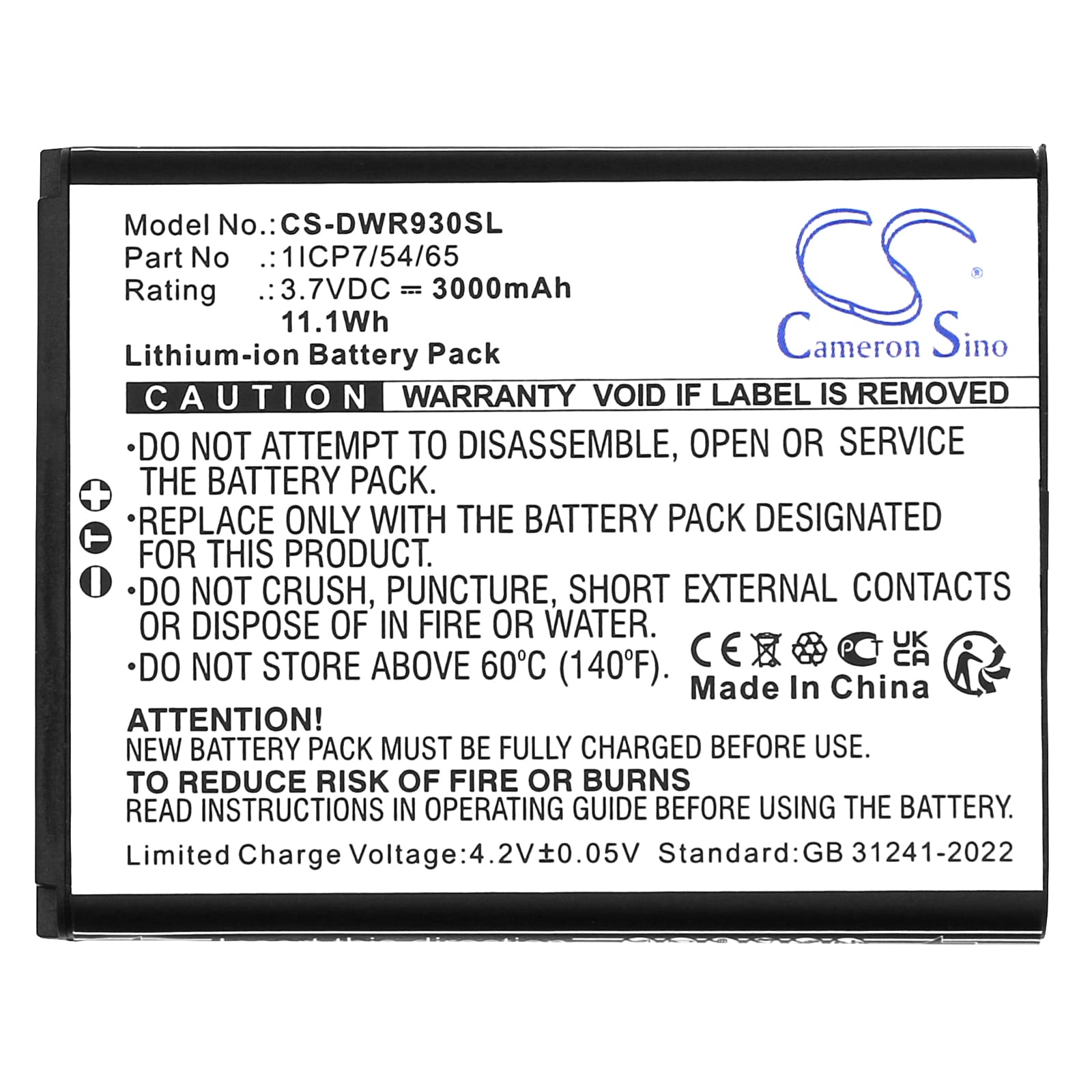 Batteri for hotspot for D-Link DWR-930M