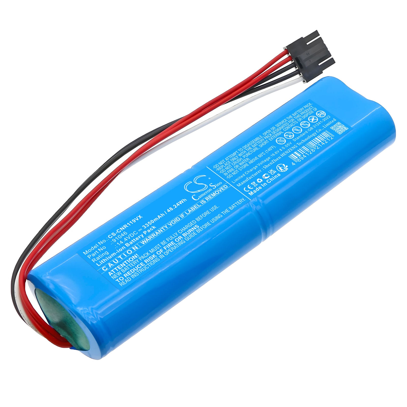 Batteri for støvsuger til CECOTEC Conga 11090, Conga 11090 Spin Revolution Home&Wash etc.