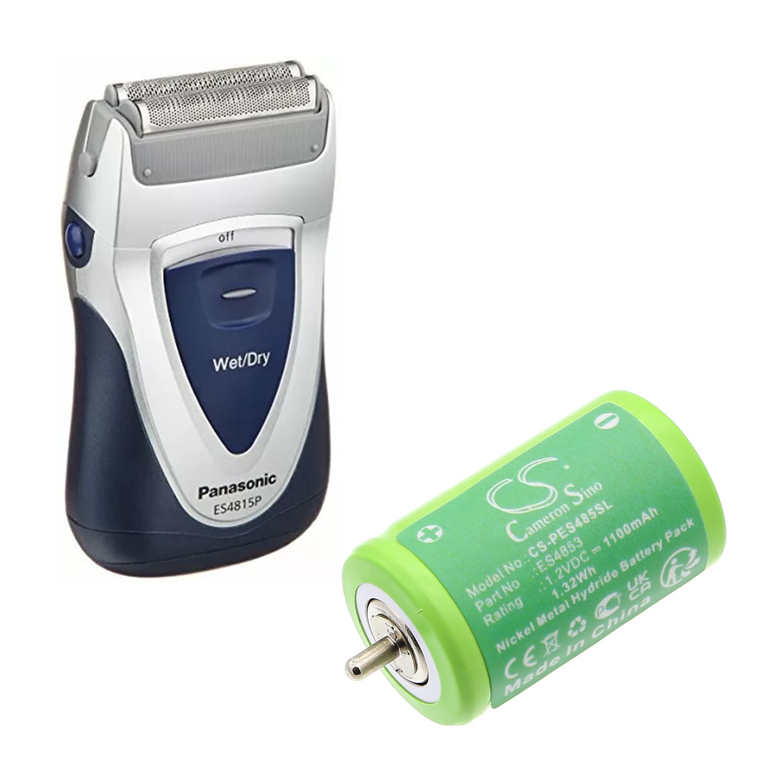 Batteri til barbermaskin for Panasonic ES4853, ES4853S, ES4853W