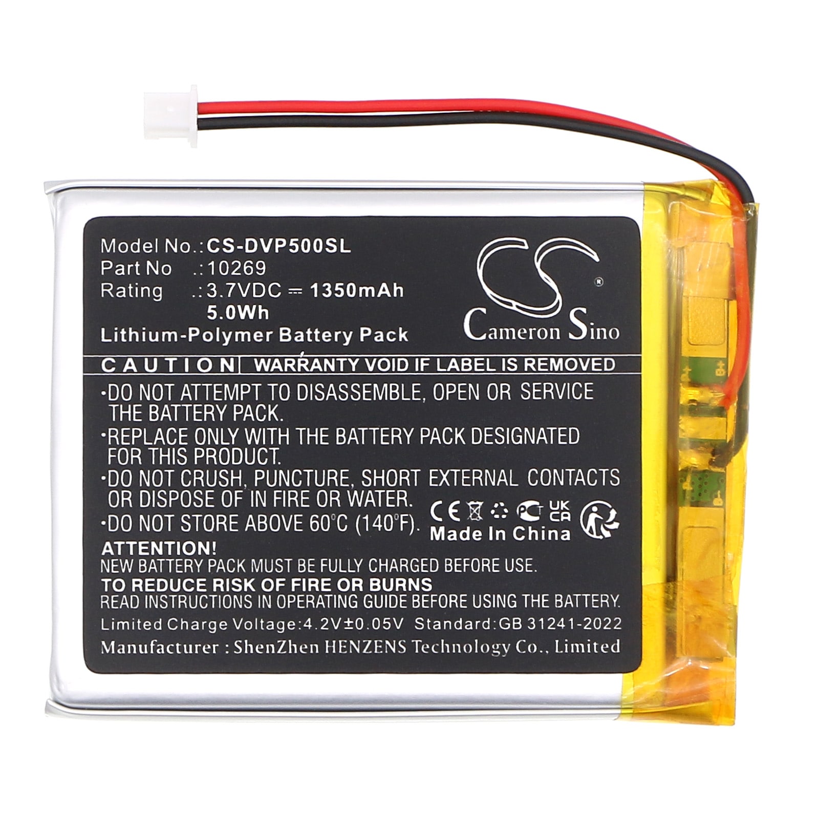 Batteri for DAB Digital for Dual DAB Pocket Radio 5
